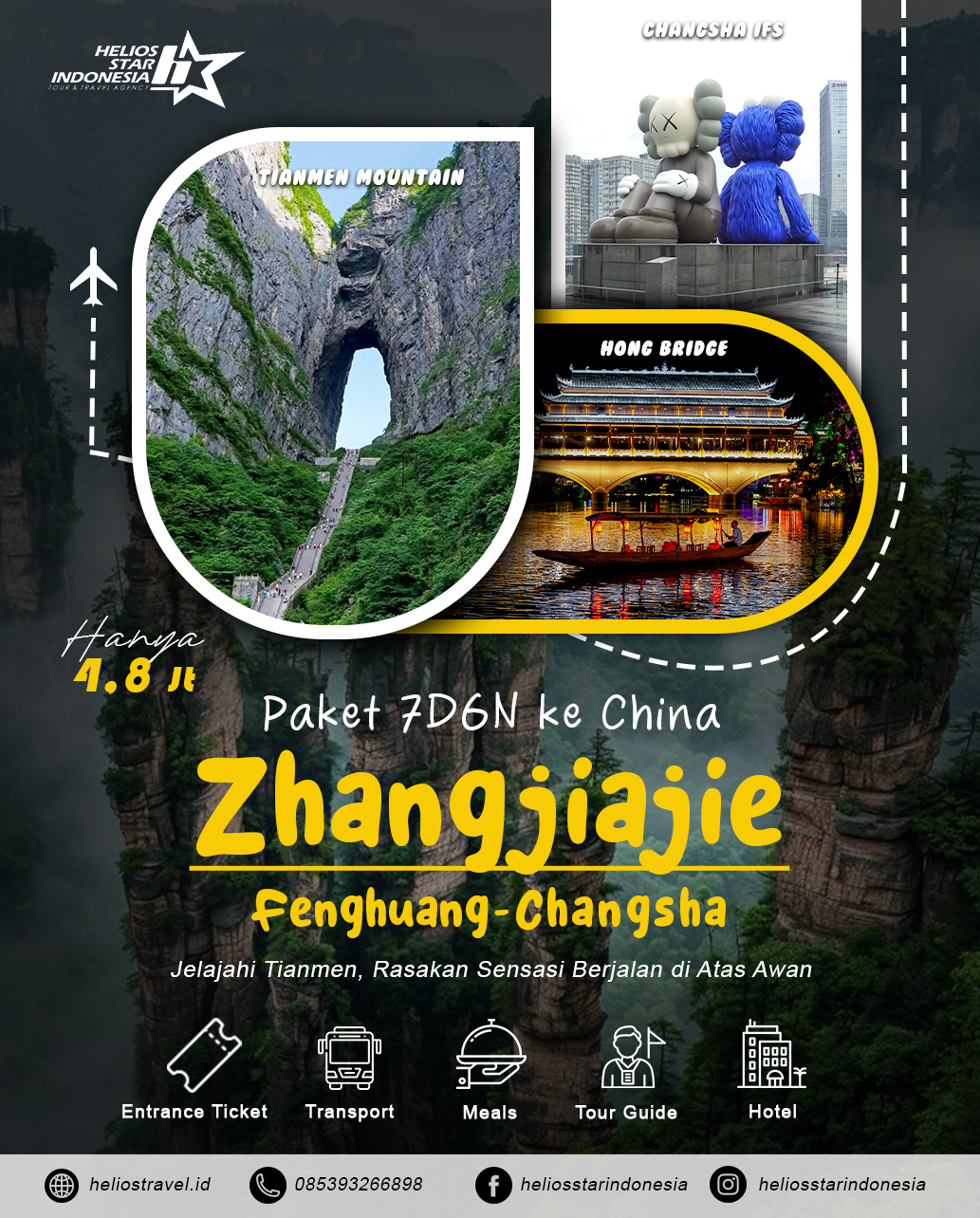PAKET TOUR 7D6N ZHANGJIAJIE