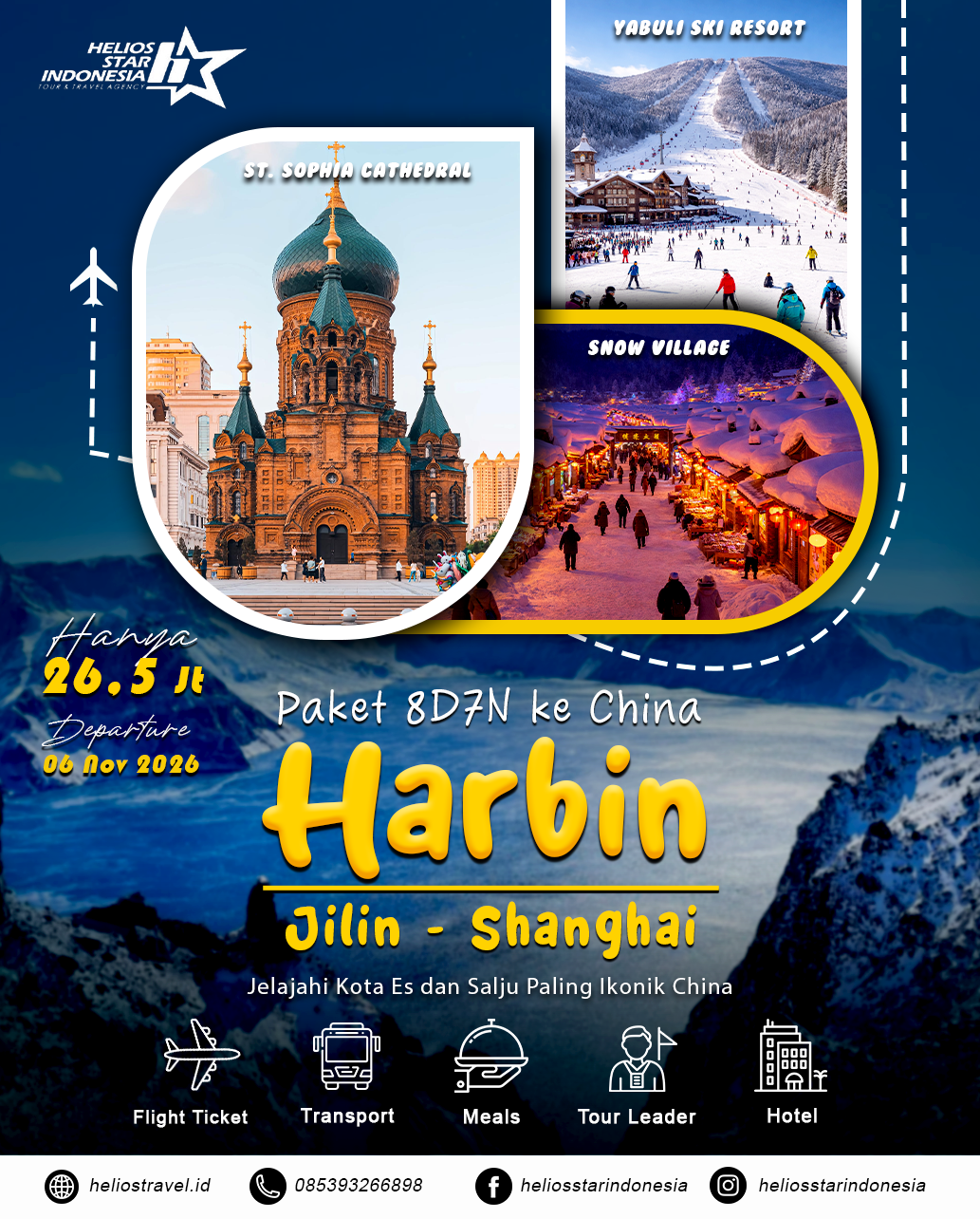 PAKET TOUR HARBIN 8D7N