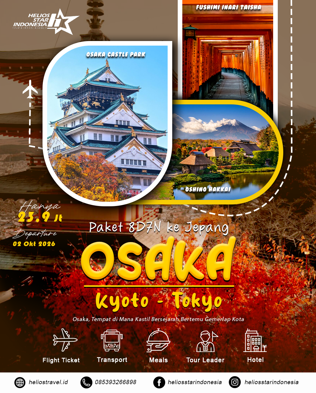 PAKET TOUR 8D7N JEPANG