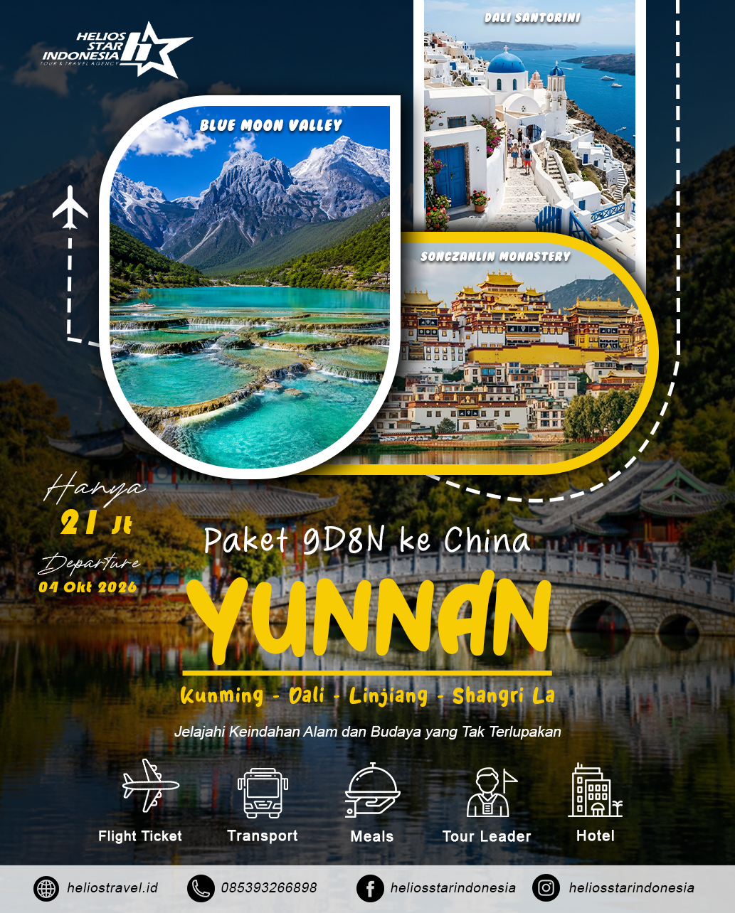 PAKET TOUR 9D8N YUNNAN
