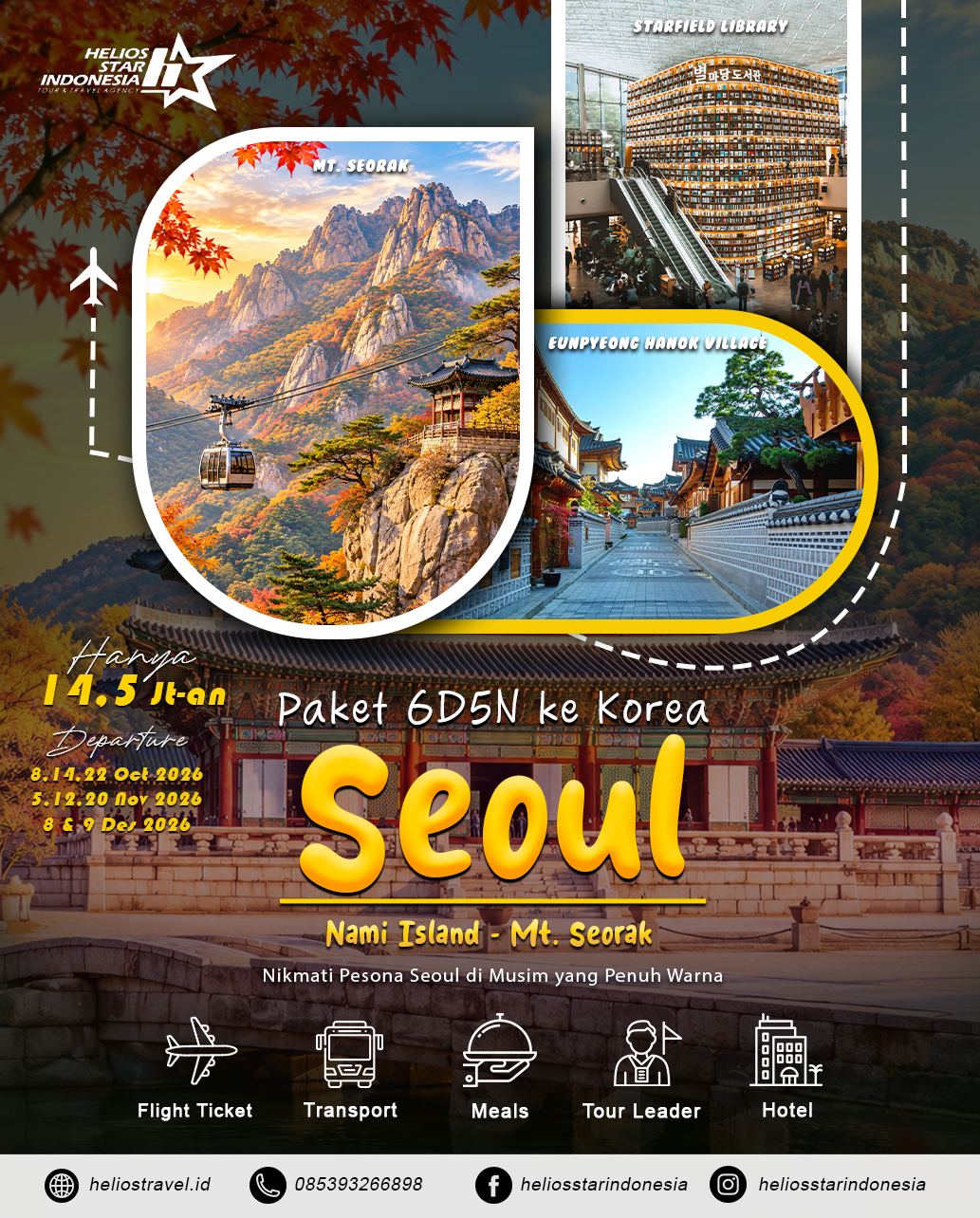 PAKET TOUR 6D5N SEOUL