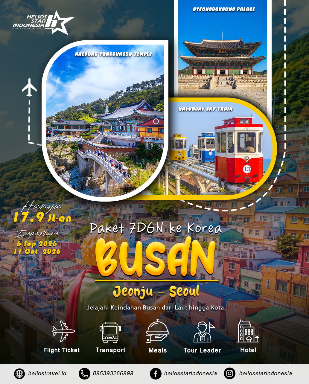 PAKET TOUR KOREA BUSAN 7D6N