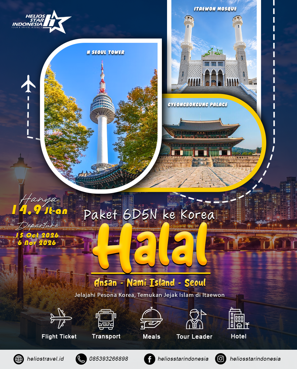 PAKET TOUR 6D5N HALAL