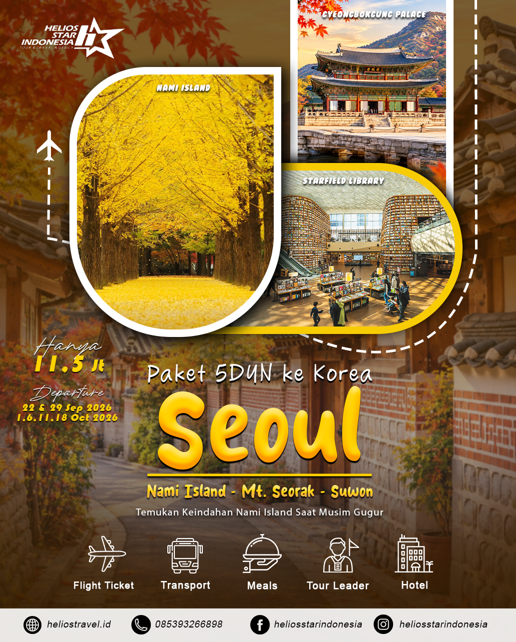 PAKET TOUR 5D4N SEOUL
